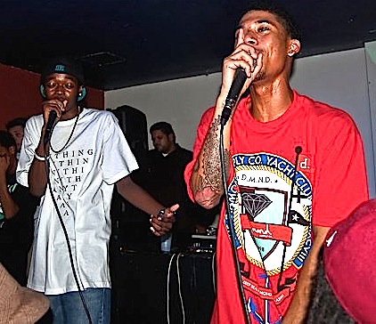 Mike G and Hodgy Beats two representatives from the Odd Future Wolf Gang